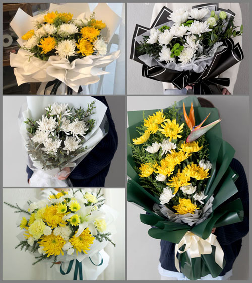山东青岛即墨市移风店镇河北庄村白事花束代送